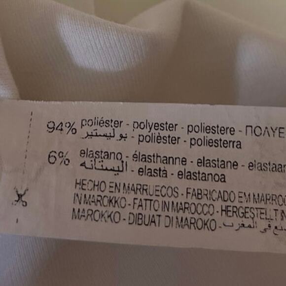 Zara White Sleeveless Square Neck Cami Camisole Slip Tank Mini Dress Size S - Picture 7 of 7